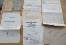 2 x Soldbuch und Urkunden