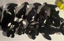 Orca Wal Stofftier Sammlung Aus Den USA Konvolut! ?? 10 Orcas!