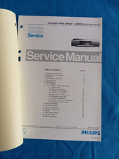 PHILIPS CD950 Compact Disc Player SERVICE MANUAL ORIGINAL Vintage Schemi Repair