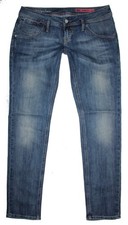 Tommy Hilfiger Damen Jeans Hose NEVADA ZIP Low Waist Skinny W32 L32 blau *