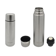 Thermosflasche 0,5 L - 1 L Becher Edelstahl Thermo Iso Isolier Flasche Kanne Tee