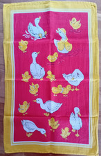 Vintage Geschirrtuch Küchentuch - Ente unbenutzt