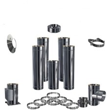 Edelstahlschornstein Bausatz