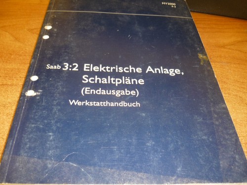Werkstatthandbuch saab 3 - saab, 9-3