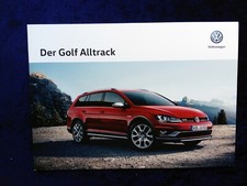 VW Golf 7 Alltrack Prospekt, 5.2016  mit Angaben zum Zubehör