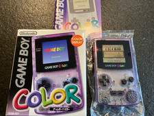 Nintendo Gameboy Color atomic purple lila transparent in OVP