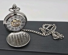 Vintage Skeleton Taschenuhr