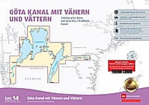 Sportbootkarten satz göta - 14:,