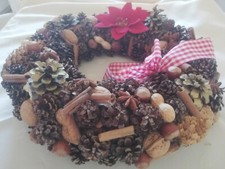 Weihnachts Kranz - Natur/ Türkranz/Zapfen / Adventsdeko 