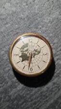 Vintage Uhr Welt Antik Mechanisch Europa Karte