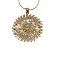 Damen Anhänger Sonne Sun gold
