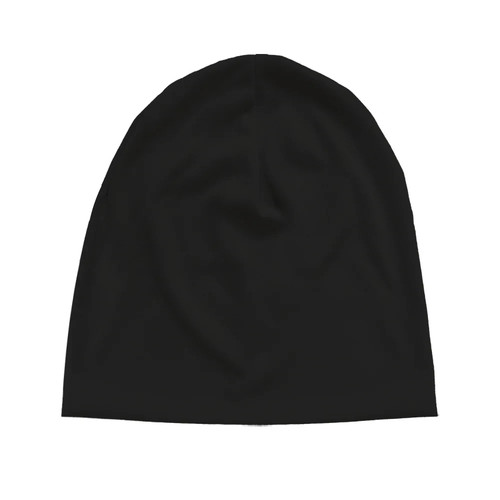 Dünne mütze schwarz - schwarz, damen