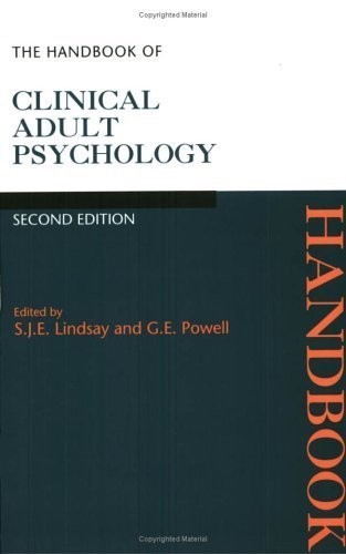 The handbook clinical adult - the,