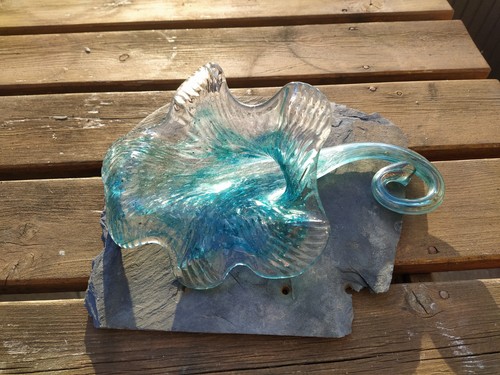 Glasvase murano liegend - murano,