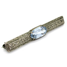 Art Deco Brosche aus 835er