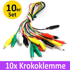 Krokodilklemmen Prüfklemmen Prüf Kabel Messleitung Klemme Messkabel Brücke Kroko