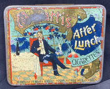 antike alte Zigarettendose Blechdose MURATTI'S AFTER LUNCH 20 cigarettes Reklame