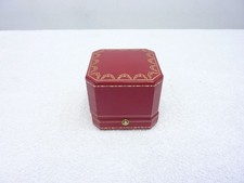Original Vintage Cartier Ring Schatulle Etui Box  Case  ---  6 x 6 x 5,5 cm