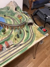 Modelleisenbahn Spur N Komplettanlage für Bastler Größe 1,50m X 1,00m