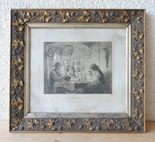 alter Waschgold Stuck Rahmen /