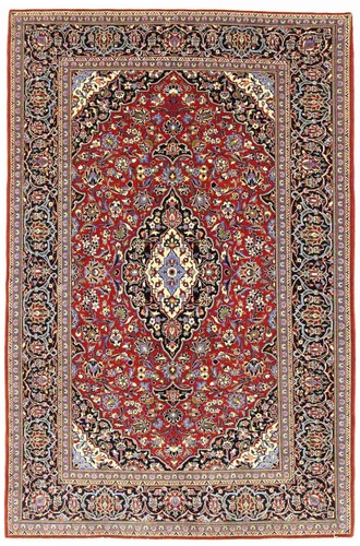 Keshan teppich 217x142 rot - keshan,