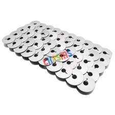 50 Aluminium-Spulen mit Slot