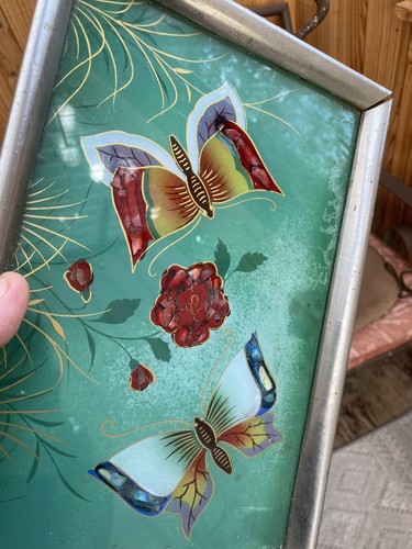 Vintage serviertablett - vintage,