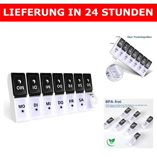 Pillendose tage tablettenbox - 7,