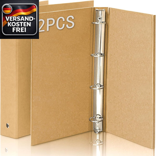 Ringbuch kraftpapier ring - ringbuch, 4-ring