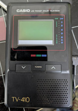 Casio TV-410 Color LCD Fernseher Tragbarer Fernseher
