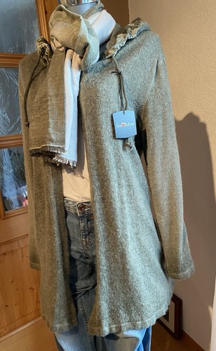 Strickjacke lang kapuze - strickjacke,