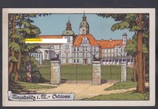 B 829/AK-Litho Neustrelitz "Schloss"