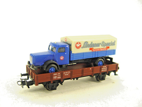 Niederbordwagen mit bier lkw - mit,