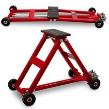 Scherenlift Autoheber Scherenwagenheber Flach mit Kurbel 2500kg Rot BITUXX