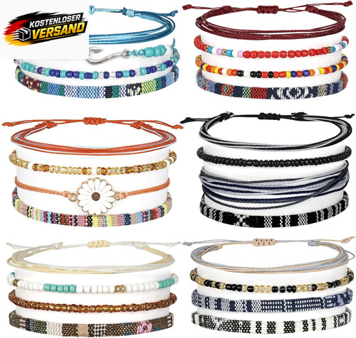 Gewebte armbänder set - set, 24