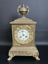 Antike Messing Tischuhr