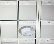 Labelhalter Schildhalter für IKEA Dröna / Drona Box - kompatibel mit IKEA Kallax