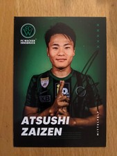 Atsushi Zaizen FC Wacker Innsbruck 2021/22 handsignierte Autogrammkarte