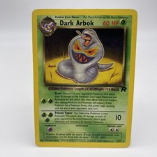 Pokémon Dark Arbok 19/82 ENG 23000 Error Non Holo Rare Team Rocket 2000