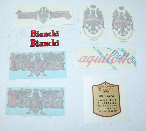 Sticker set logos bianchi - sticker,