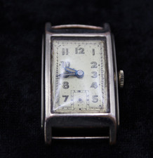 Vintage Art Deco Armbanduhr ohne Armband KJ Walzgolddouble 20 Mikron an Bastler