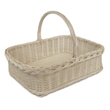 Weidentablett mit Henkel Braun