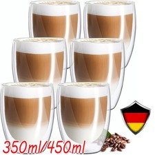 Doppelwandige Thermo Glas