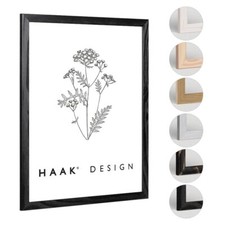 Bilderrahmen AMARI 6 Farben DIN A4 A3 A2 A1 A0 Massivholz Rahmen Holz Eiche