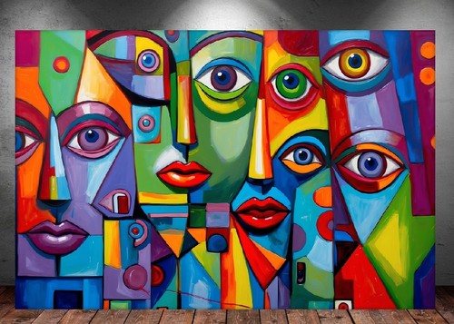 Leinwand bild xxl - bild, abstrakt