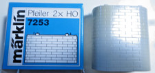 2 x Märklin H0 7253 Pfeiler 30 mm makellos in OVP