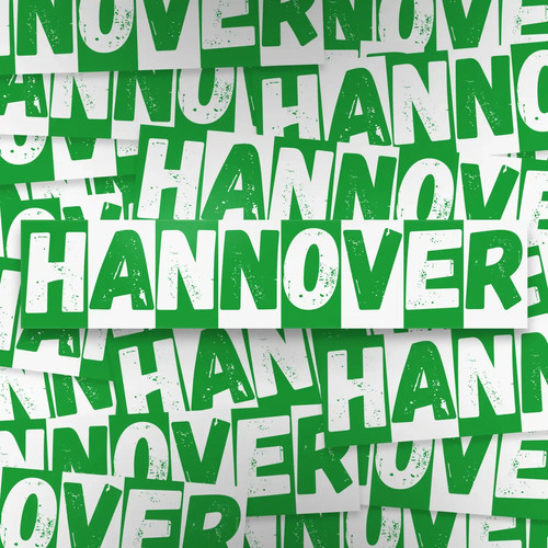 100x hannover aufkleber - hannover, aufkleber/