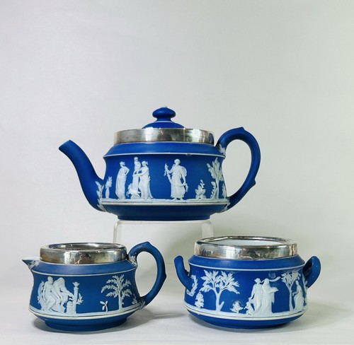 Antike wedgwood dunkelblau - 3,