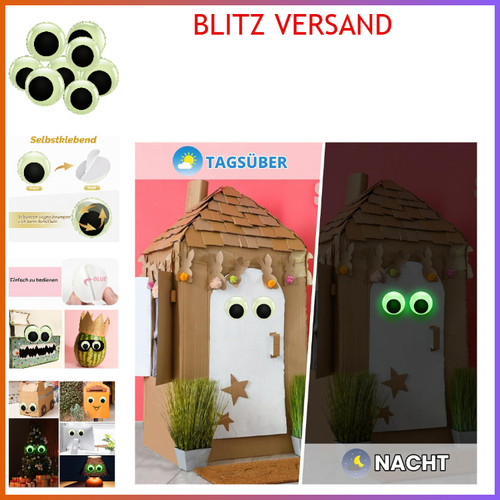 Wackelaugen selbstklebend 40mm - selbstklebend,