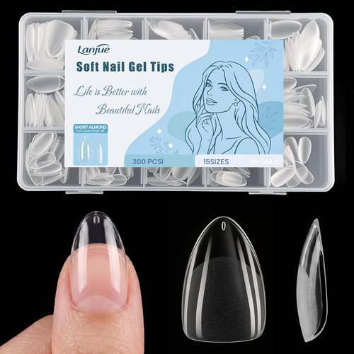 Soft gel nägel - nägel, 300